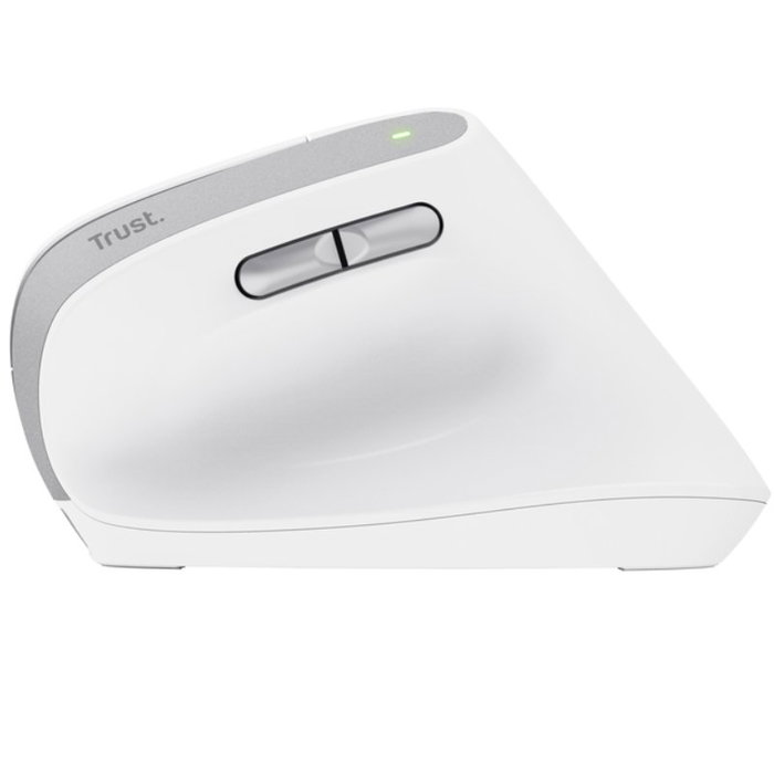 Trust Bayo II Ratón Ergonómico Vertical Inalámbrico Blanco